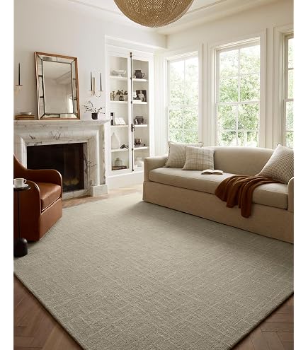 Amazon.com: Loloi Magnolia Home Henley Ivory/Silver 8'-6